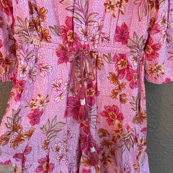 Loft Floral Long Sleeve Dress - Picture 2 of 8